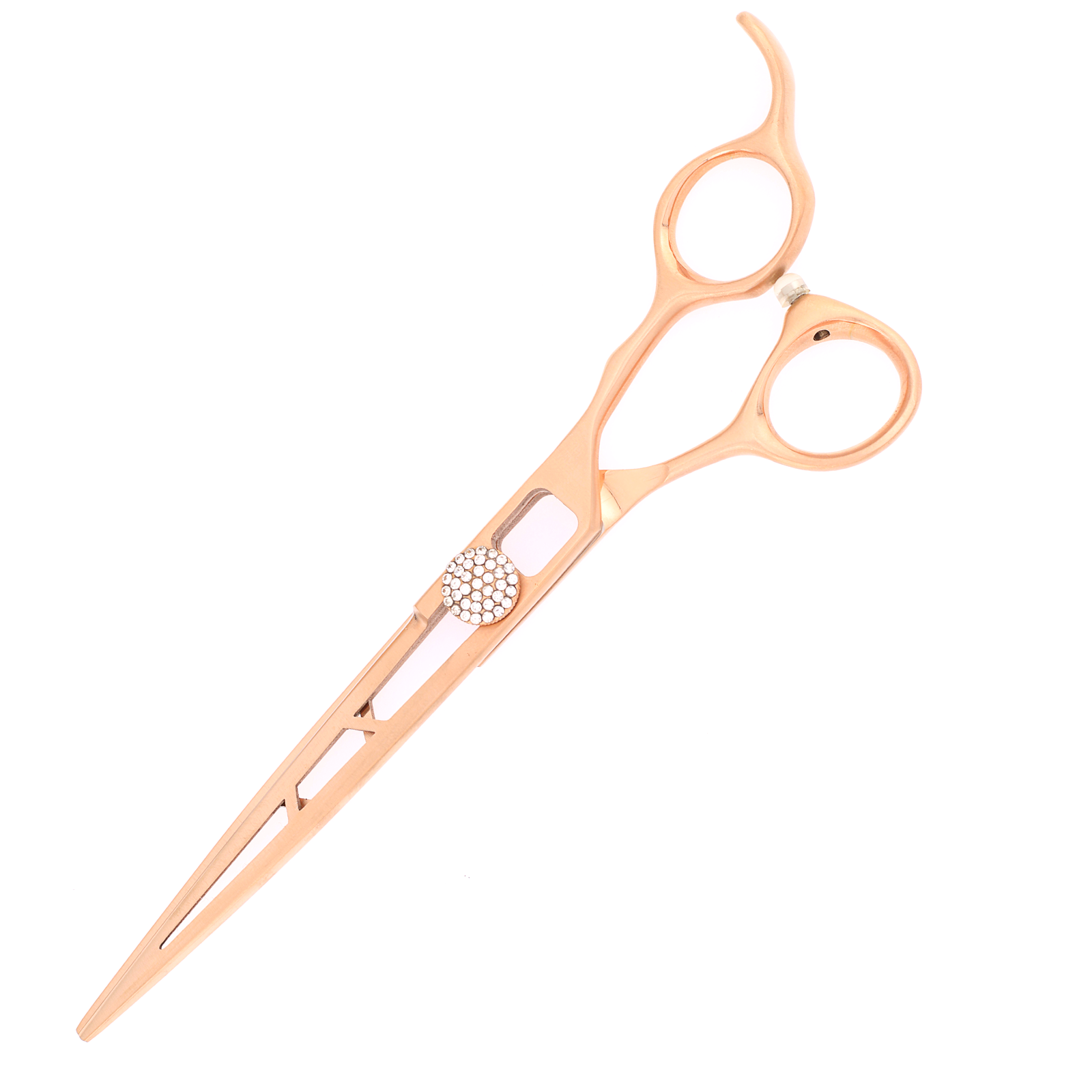 Titan Shears - Straight Sword-Shaped Blade Gold 440C Convex RH OFF 7" image 1